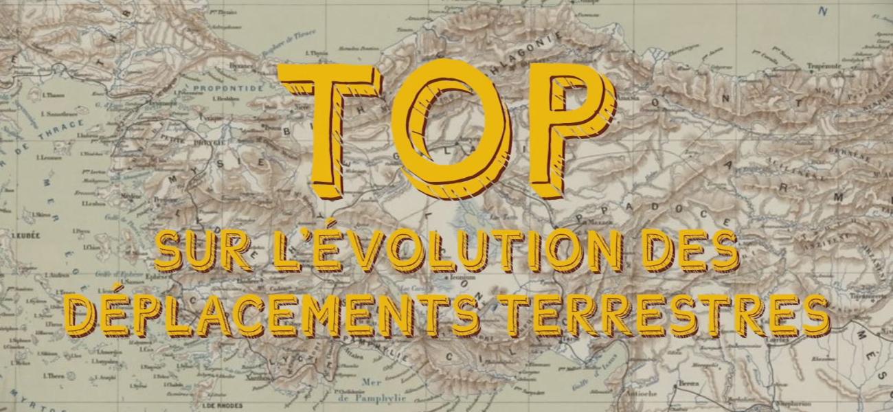 Top sur l'évolution des déplacements terrestres